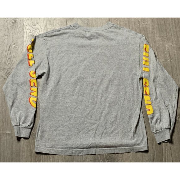 Men's NELK BOYS Full Send Auntie‎ Killers Long Sleeve Tee Shirt Gray Size Medium - Picture 8 of 11
